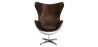 Fauteuil avec Accoudoirs - Style Aviateur - Cuir et Métal - Cocoon image 7