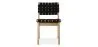 Chaise de salle à manger en bois et tissu - Sinny image 7