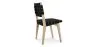 Chaise de salle à manger en bois et tissu - Sinny image 7