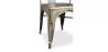 Chaise en acier de salle à manger - Design industriel - Nouvelle édition - Stylix image 7