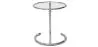 Table d'appoint ronde ajustable - Verre et acier - Lake image 7