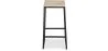 Tabouret design industriel - bois et métal - 76cm - Big Boy image 7
