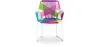 Chaise d'extérieur avec accoudoirs - Chaise de jardin - Multicolore - Frony image 7