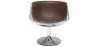 Chaise longue - Chaise design - Similicuir et métal - Cognac image 7