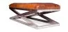 Banc en acier - Tapissé en cuir - Churchill image 7