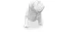 Sculpture décorative design Bulldog - Résine image 7