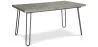 Table à manger rectangulaire - Style industriel - Bois et métal - 150cm - Hairpin image 9