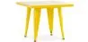 Table carrée pour enfants - Industrielle - Métal - 60cm - Stylix image 9