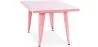 Table carrée pour enfants - Industrielle - Métal - 60cm - Stylix image 9