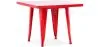 Table carrée pour enfants - Industrielle - Métal - 60cm - Stylix image 9
