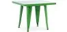 Table carrée pour enfants - Industrielle - Métal - 60cm - Stylix image 9