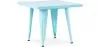Table carrée pour enfants - Industrielle - Métal - 60cm - Stylix image 9