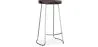 Tabouret de bar - Design industriel - Bois et métal - 76 cm - Aiyana image 9
