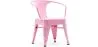 Chaise enfant avec accoudoirs - Chaise enfant design industriel - Acier - Stylix image 9