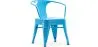 Chaise enfant avec accoudoirs - Chaise enfant design industriel - Acier - Stylix image 9