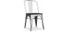 Chaise de salle à manger - Design Industriel - Bois et Acier - Stylix image 9