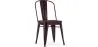 Chaise de salle à manger - Design Industriel - Bois et Acier - Stylix image 9