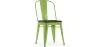 Chaise de salle à manger - Design Industriel - Bois et Acier - Stylix image 9