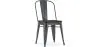 Chaise de salle à manger - Design Industriel - Bois et Acier - Stylix image 9