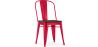 Chaise de salle à manger - Design Industriel - Bois et Acier - Stylix image 9