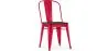 Chaise de salle à manger - Design Industriel - Bois et Acier - Stylix image 9