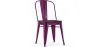 Chaise de salle à manger - Design Industriel - Bois et Acier - Stylix image 9