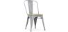 Chaise de salle à manger - Design industriel - Bois et acier - Stylix image 9