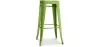 Tabouret de Bar - Design Industriel - Acier & Bois - 76cm - Stylix image 9