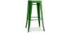 Tabouret de Bar - Design Industriel - Acier & Bois - 76cm - Stylix image 9