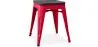 Tabouret Design Industriel - Bois & Acier - 46cm - Stylix image 9
