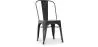 Chaise de salle à manger en acier - Design industriel - Nouvelle édition - Stylix image 9