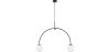 Lampe de plafond à boules en verre - Lampe suspendue à 2 bras - Josephine image 9