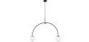 Lampe de plafond à boules en verre - Lampe suspendue à 2 bras - Josephine image 9