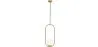 Lampe de plafond globe - Suspension dorée - Ruby image 9