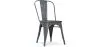 Chaise de salle à manger - Design industriel - Bois et acier - Nouvelle édition - Stylix image 9