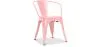 Chaise de salle à manger avec accoudoirs - Acier - Nouvelle édition - Stylix image 9