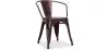 Chaise de salle à manger avec accoudoirs - Acier - Nouvelle édition - Stylix image 9