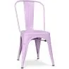 Chaise en acier de salle à manger - Design industriel - Stylix image 9