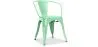 Chaise de salle à manger avec accoudoirs - Acier - Nouvelle édition - Stylix image 9