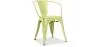 Chaise de salle à manger avec accoudoirs - Acier - Nouvelle édition - Stylix image 9