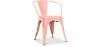 Chaise de salle à manger avec accoudoirs - Acier - Nouvelle édition - Stylix image 9