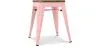 Tabouret Design Industriel - Bois et Acier - 45cm -Stylix image 9