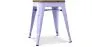 Tabouret Design Industriel - Bois et Acier - 45cm -Stylix image 9