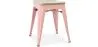 Tabouret Design Industriel - Bois & Métal - 45cm - Stylix image 9