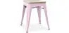 Tabouret Design Industriel - Bois & Métal - 45cm - Stylix image 9