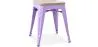Tabouret Design Industriel - Bois & Métal - 45cm - Stylix image 9