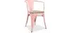 Chaise de salle à manger avec accoudoirs - Bois et acier - Stylix image 9