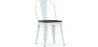 Chaise de salle à manger - Design Industriel - Bois et Acier - Stylix image 9
