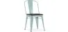 Chaise de salle à manger - Design Industriel - Bois et Acier - Stylix image 9