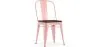 Chaise de salle à manger - Design Industriel - Bois et Acier - Stylix image 9